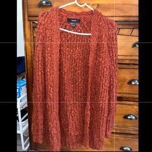 Forever 21 rust cardigan size-small